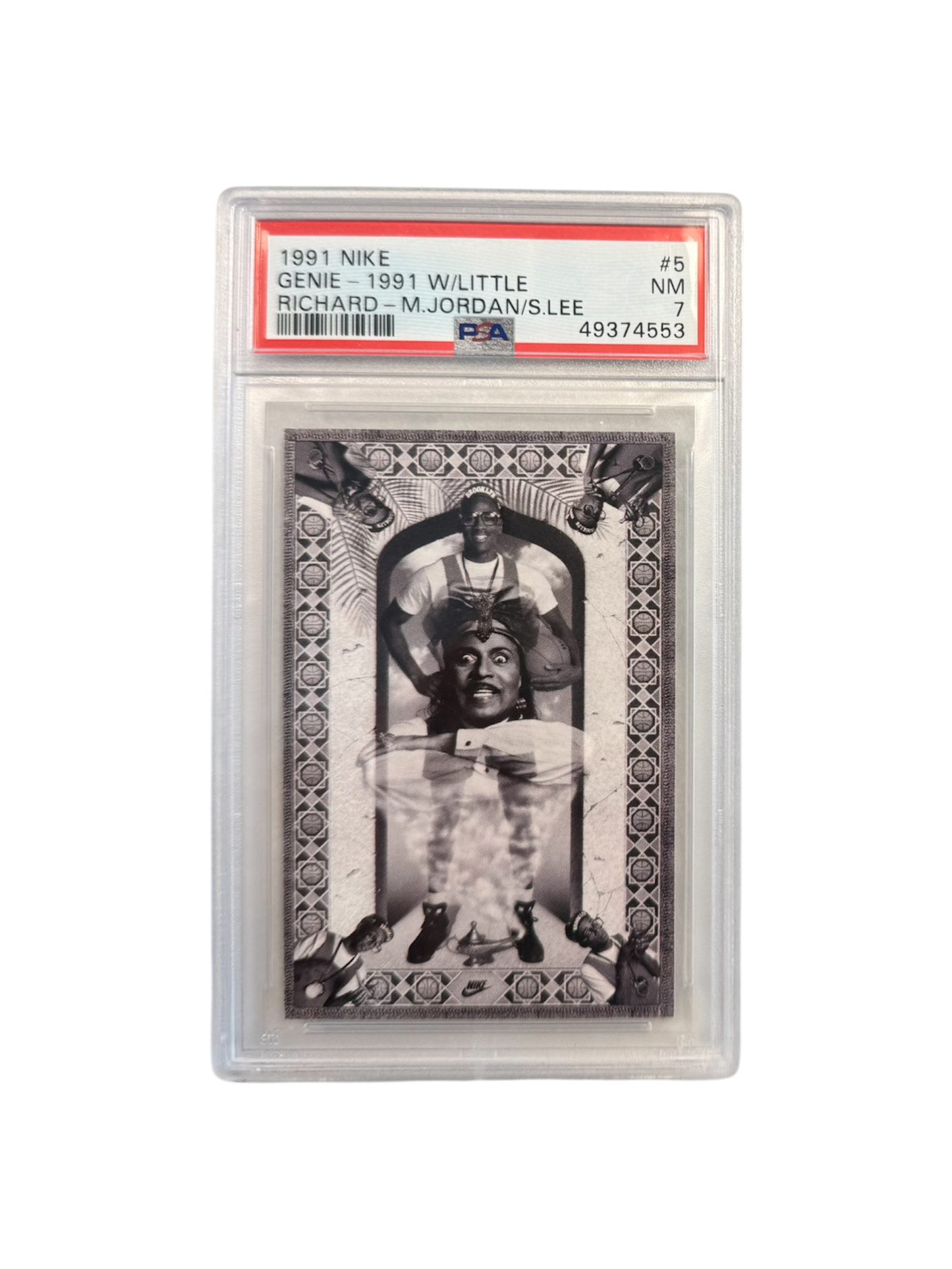 1991 NIKE Spike Lee & Michael Jordan Genie PSA Card