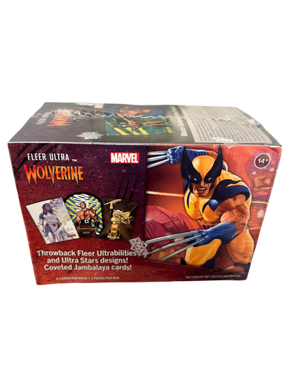 2023 Upper Deck Fleer Ultra Marvel Wolverine Blaster Box