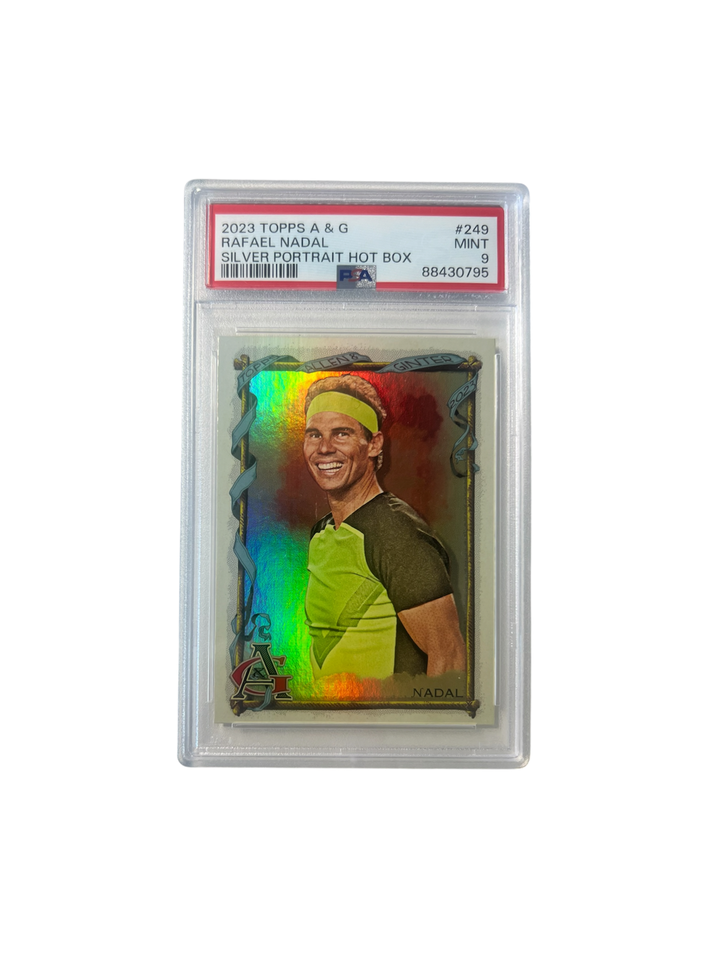 2023 Topps A&G Rafael Nadal Silver PSA card