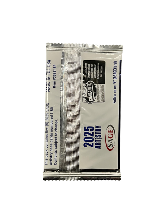 2025 SAGE NFL Collector's Edition Card Pack
