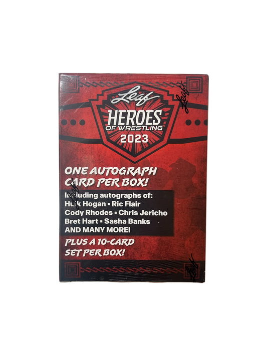 2023 Leaf Heroes of Wrestling Blaster Box