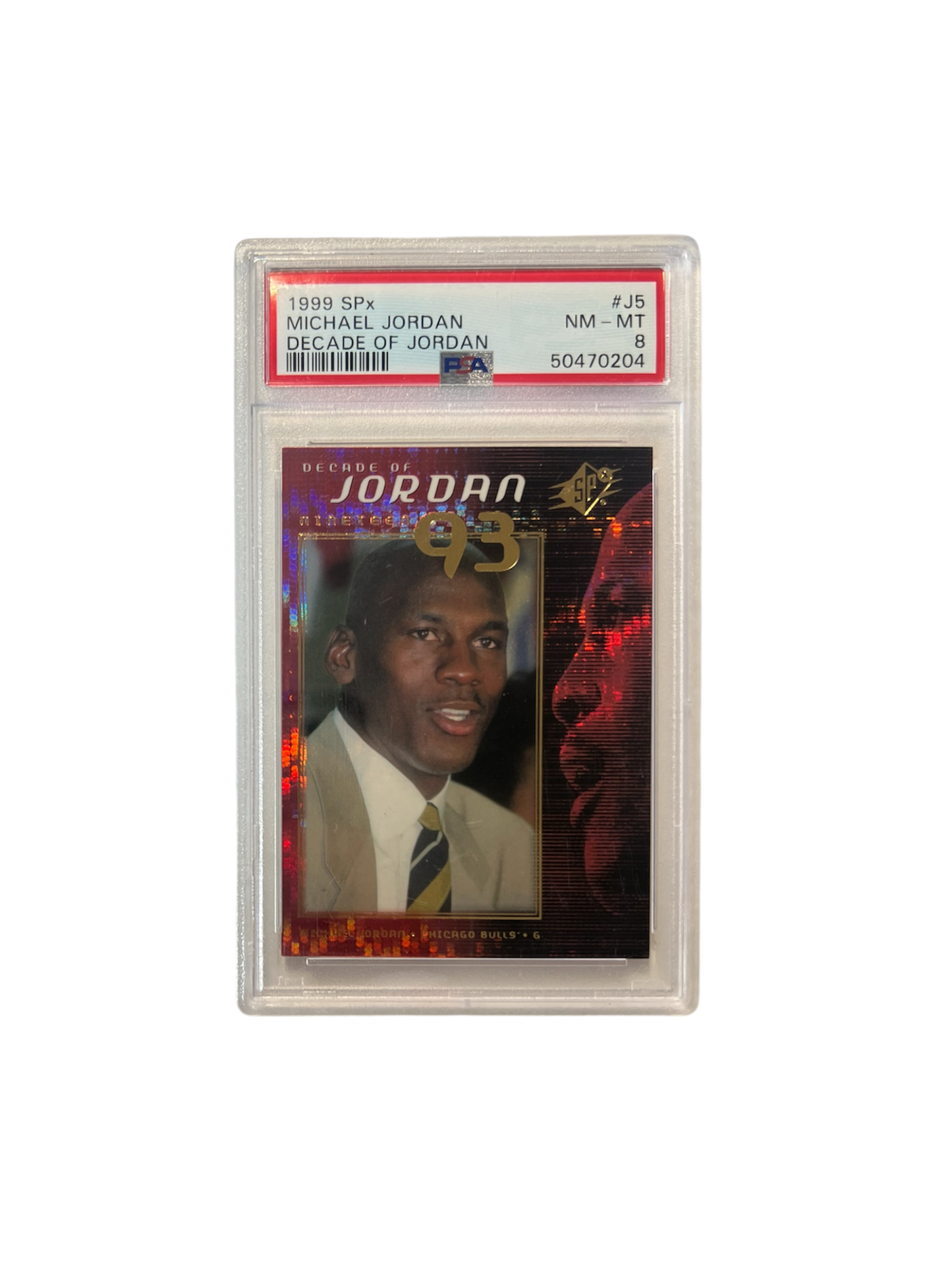 1999 Upper Deck SPx Michael Jordan PSA Card