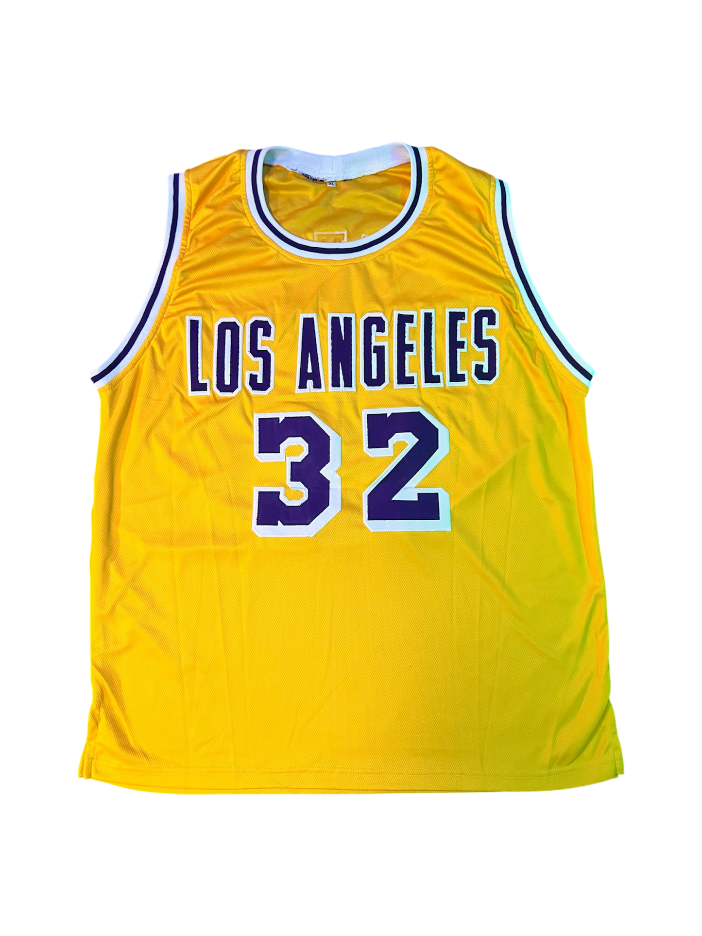 Los Angeles Lakers Magic Johnson NBA signed Custom Jersey