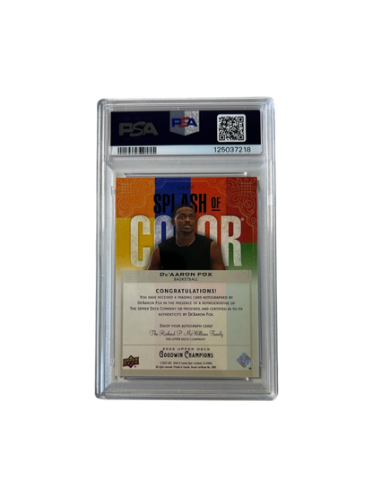 2017 Panini NBA Hoops Houston Rockets Clint Capela PSA Auto Grade card