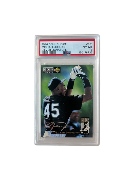 1994 Upper Deck Collector's Choice Michael Jordan SILVER SIGNATURE PSA Card