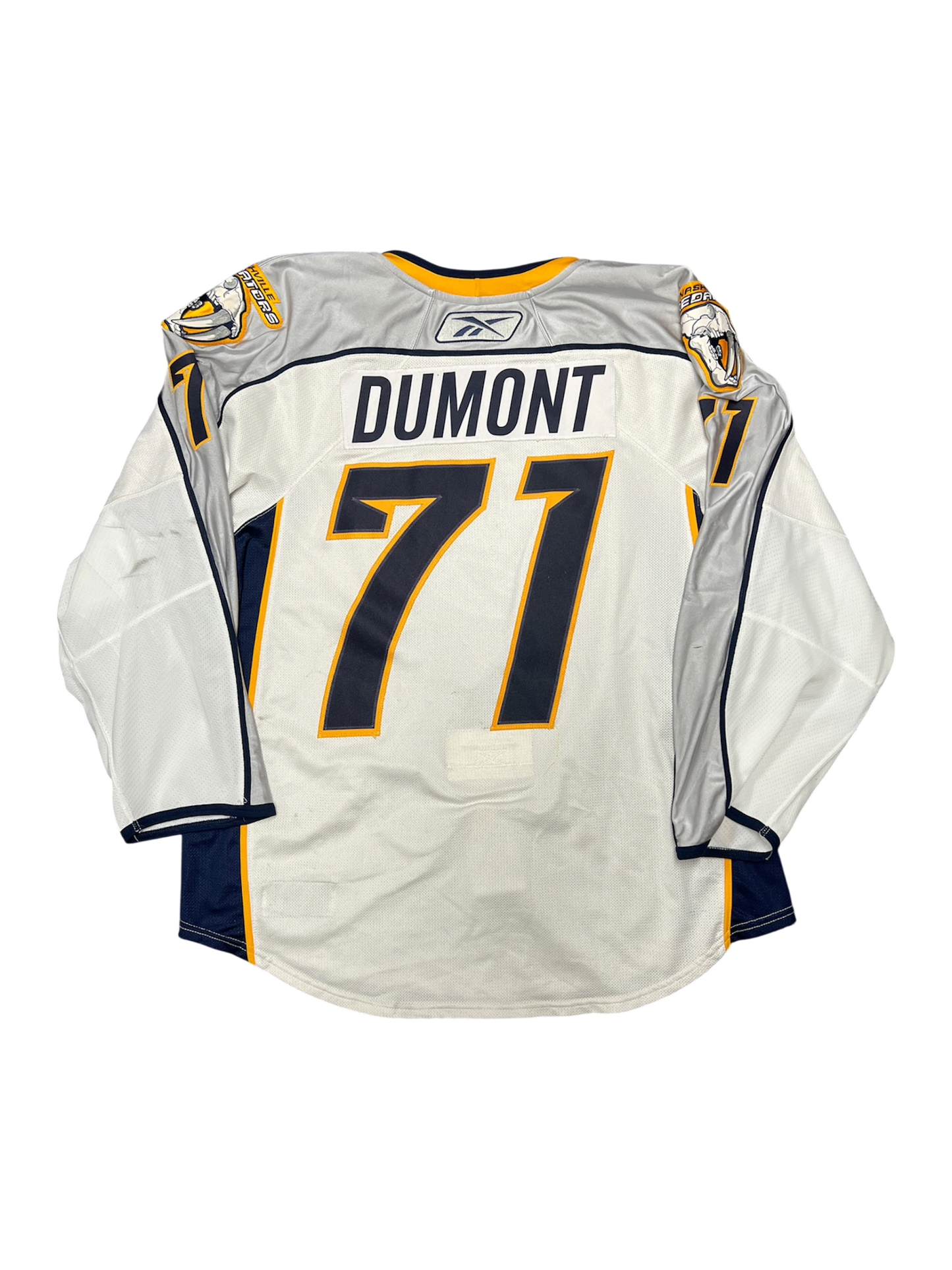 Nashville Predators Jean-Pierre Dumont NHL Game worn Jersey
