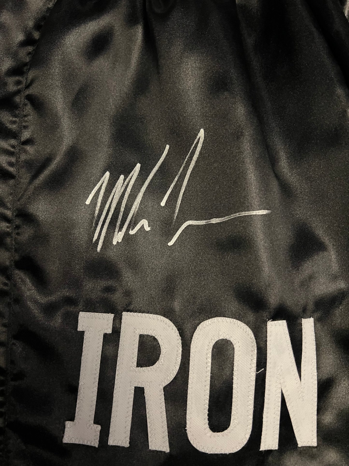 Boxing Trunks signed by Mike Tyson