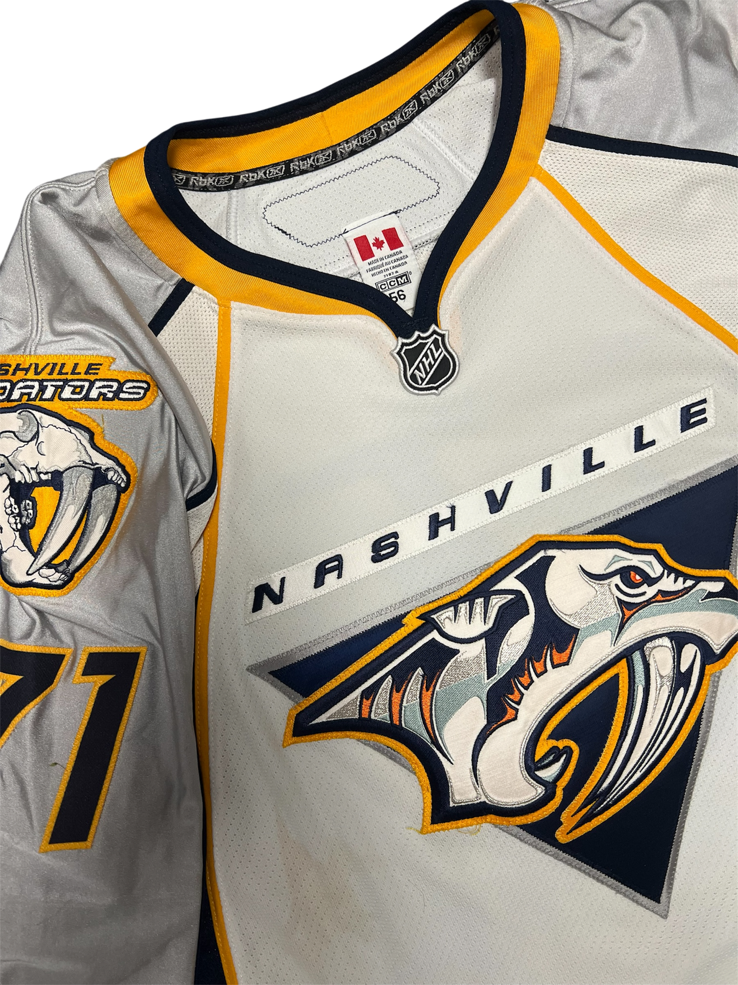 Nashville Predators Jean-Pierre Dumont NHL Game worn Jersey