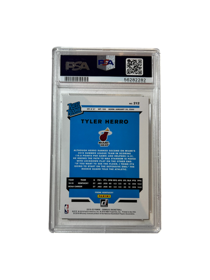 2019 Panini Donruss Tyler Herro PSA Card