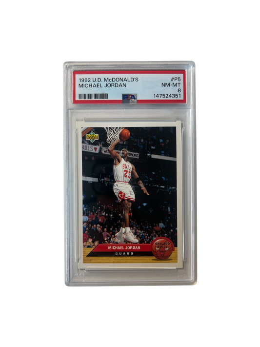 1992 Upper Deck McDonald's Michael Jordan PSA Card