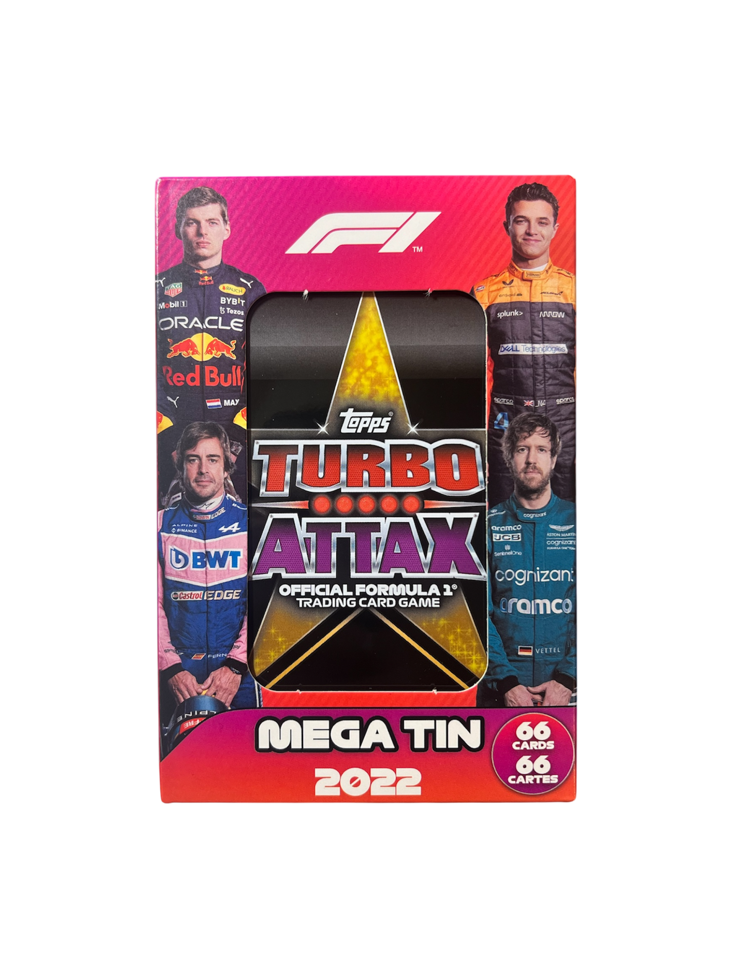 2022 Topps Formula 1 F1 Turbo Attax Mega Tin Box - Hall of Fame
