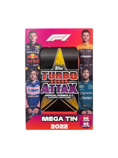 2022 Topps Formula 1 F1 Turbo Attax Mega Tin Box - Hall of Fame