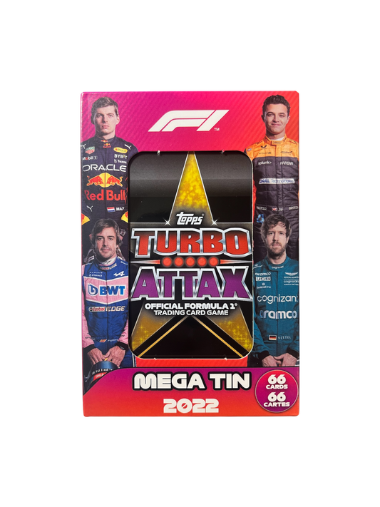 2022 Topps Formula 1 F1 Turbo Attax Mega Tin Box - Hall of Fame