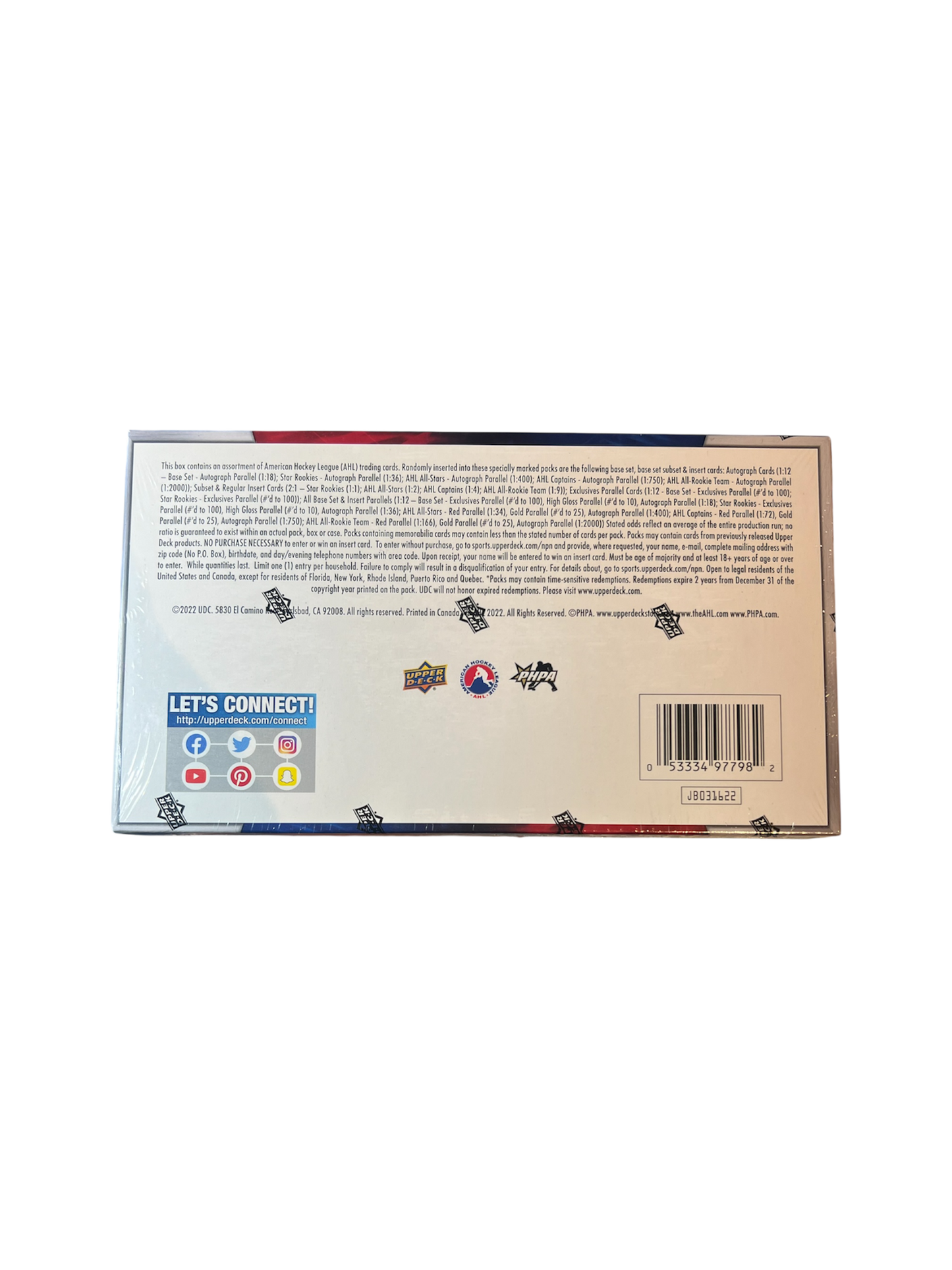 2021-22 Upper Deck AHL Hockey Hobby Box