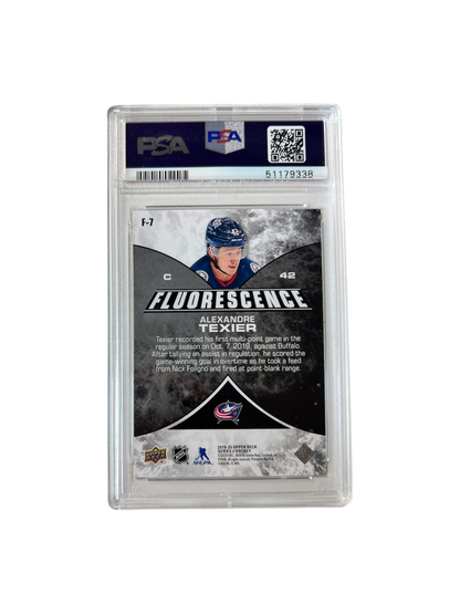 2015 Upper Deck Ultimate Collection Kevin Fiala Autograph PSA 9 card