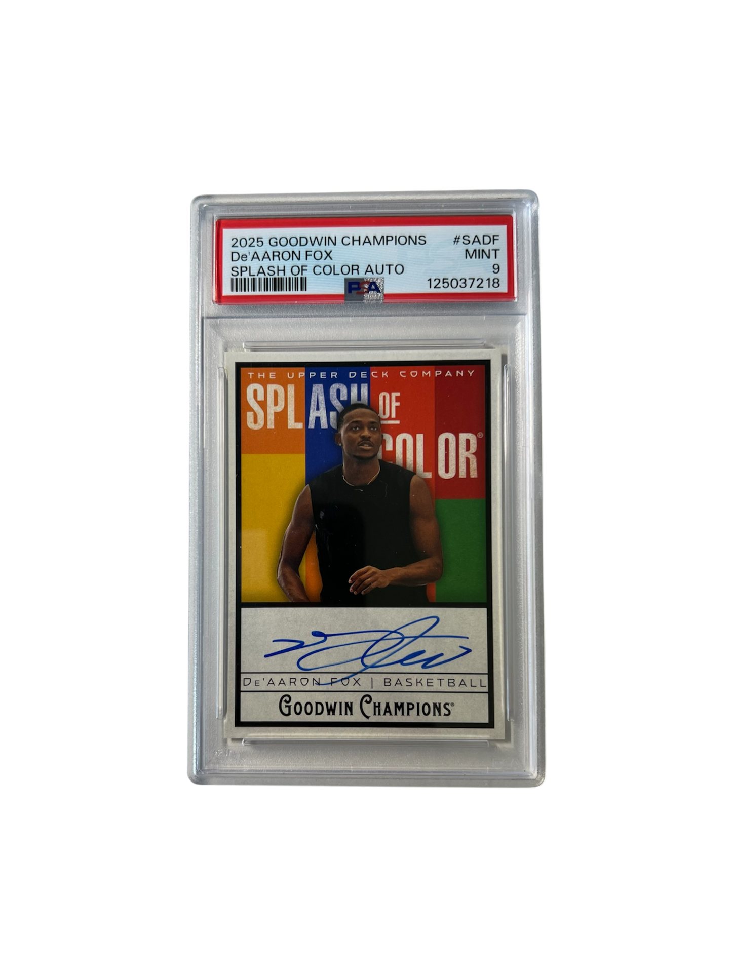 2017 Panini NBA Hoops Houston Rockets Clint Capela PSA Auto Grade card