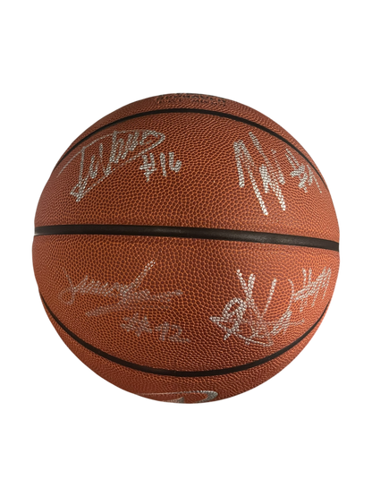 FIBA Basketball 3x3 Champions signed by Jonathan Dubas, Jonathan Kazadi, Natan & Thomas Jurkovitz