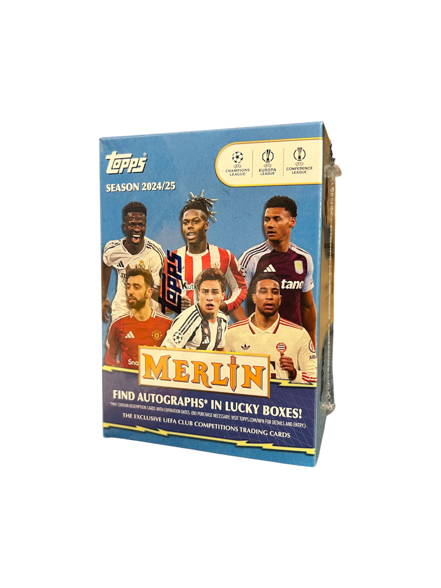2024-25 Topps UEFA Club Competitions Merlin Chrome Soccer Blaster Box