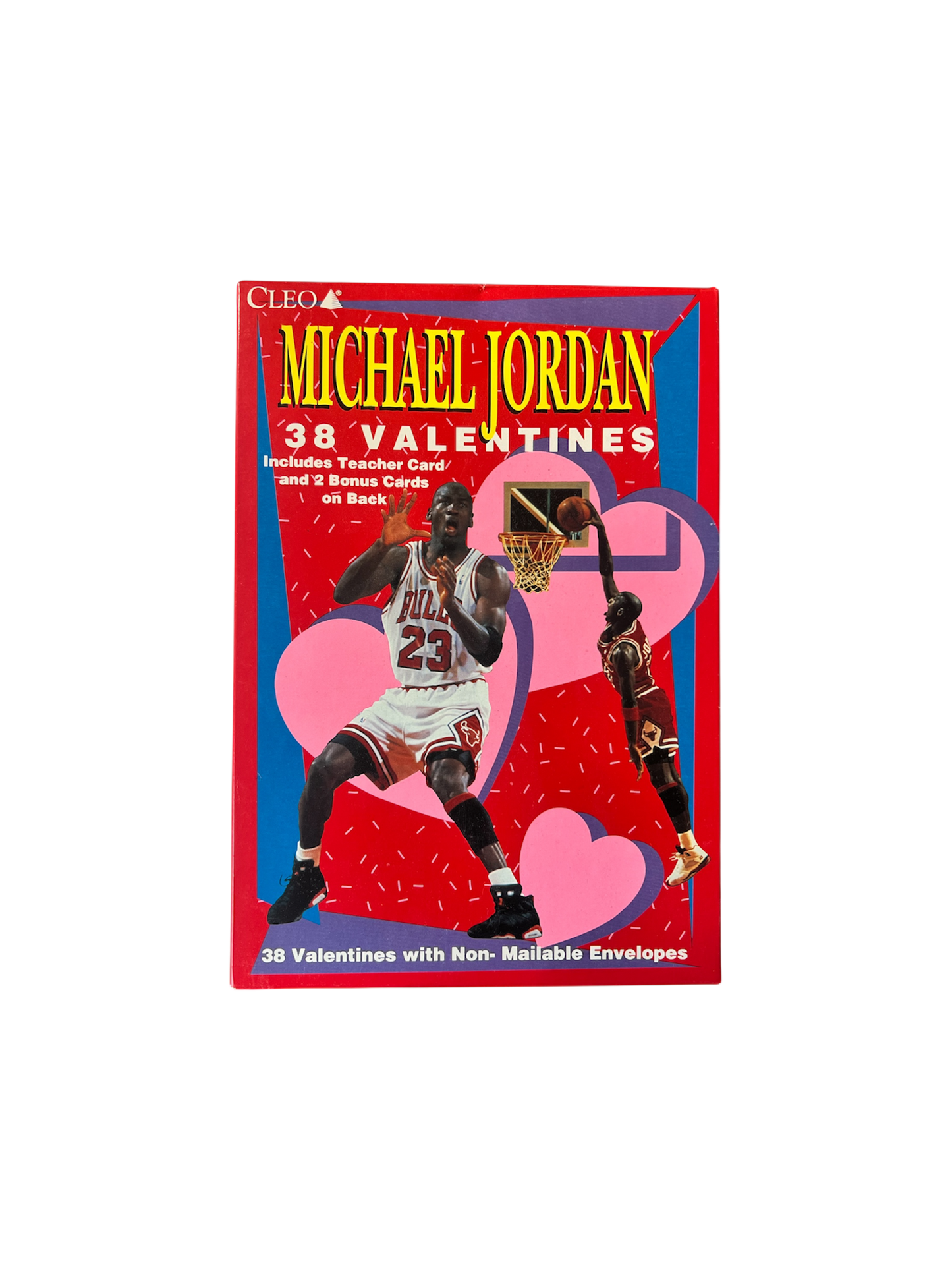 Set of 1991 Cleo Michael Jordan Valentines Collection Card Sealed Boxes