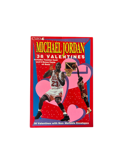 Set of 1991 Cleo Michael Jordan Valentines Collection Card Sealed Boxes