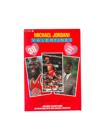 Set of 1991 Cleo Michael Jordan Valentines Collection Card Sealed Boxes