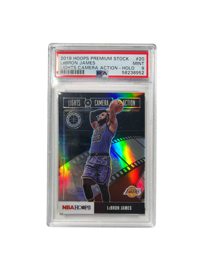 2019 Panini Prizm LeBron James PSA Card