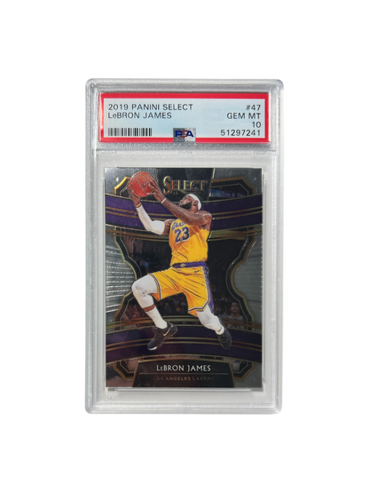 2019 Panini Prizm LeBron James PSA Card
