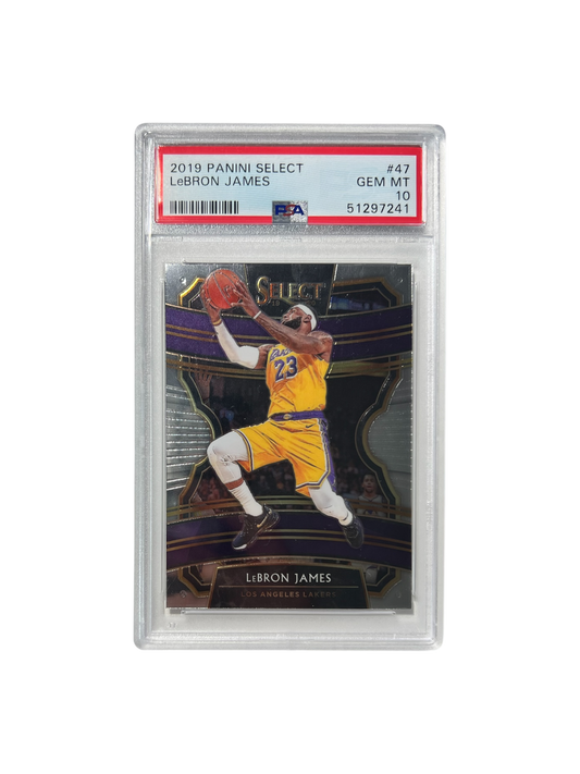 2019 Panini Prizm LeBron James PSA Card