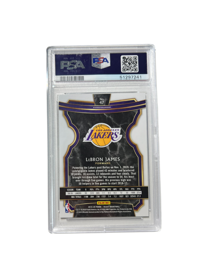 2019 Panini Prizm LeBron James PSA Card