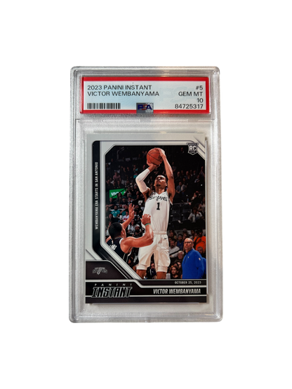 2023 Panini Instant Victor Wembanyama Rookie PSA 10 Card