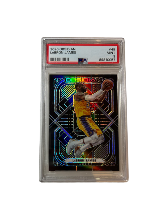 2019 Panini Prizm LeBron James PSA Card