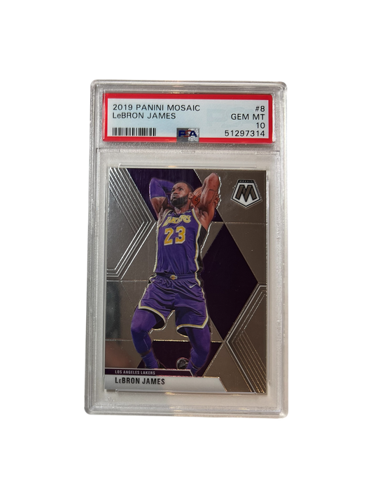 2019 Panini Prizm LeBron James PSA Card