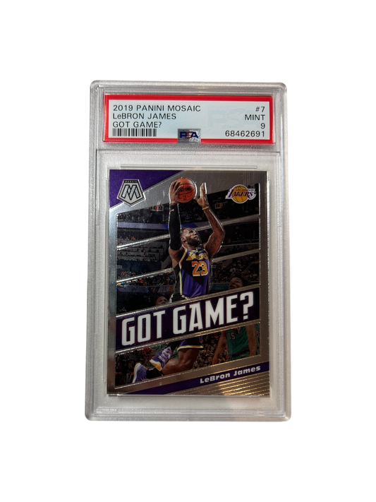 2019 Panini Prizm LeBron James PSA Card