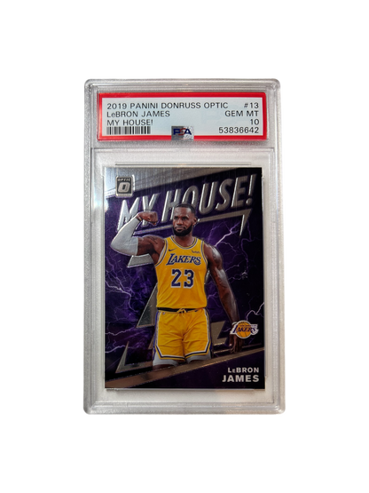 2019 Panini Prizm LeBron James PSA Card