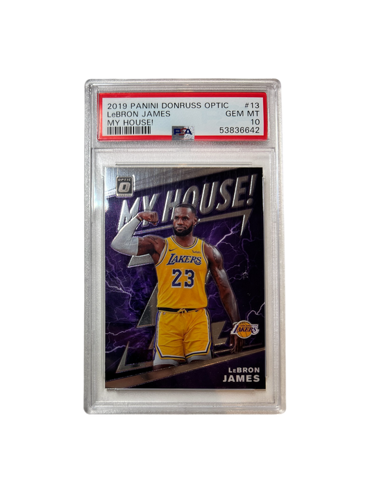 2019 Panini Prizm LeBron James PSA Card