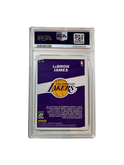 2019 Panini Prizm LeBron James PSA Card