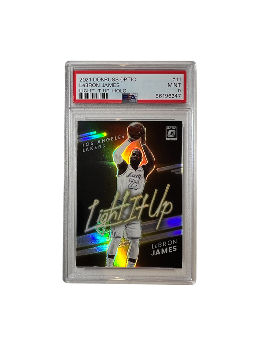 2019 Panini Prizm LeBron James PSA Card