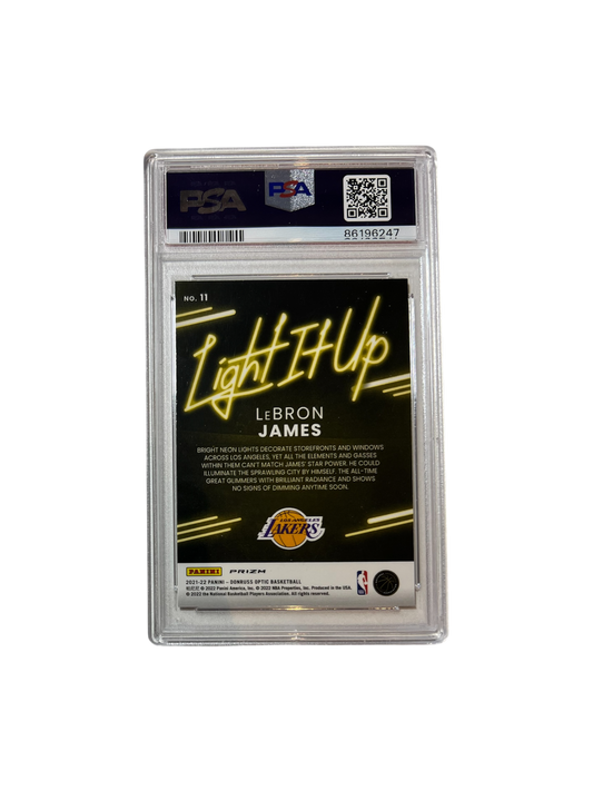 2019 Panini Prizm LeBron James PSA Card