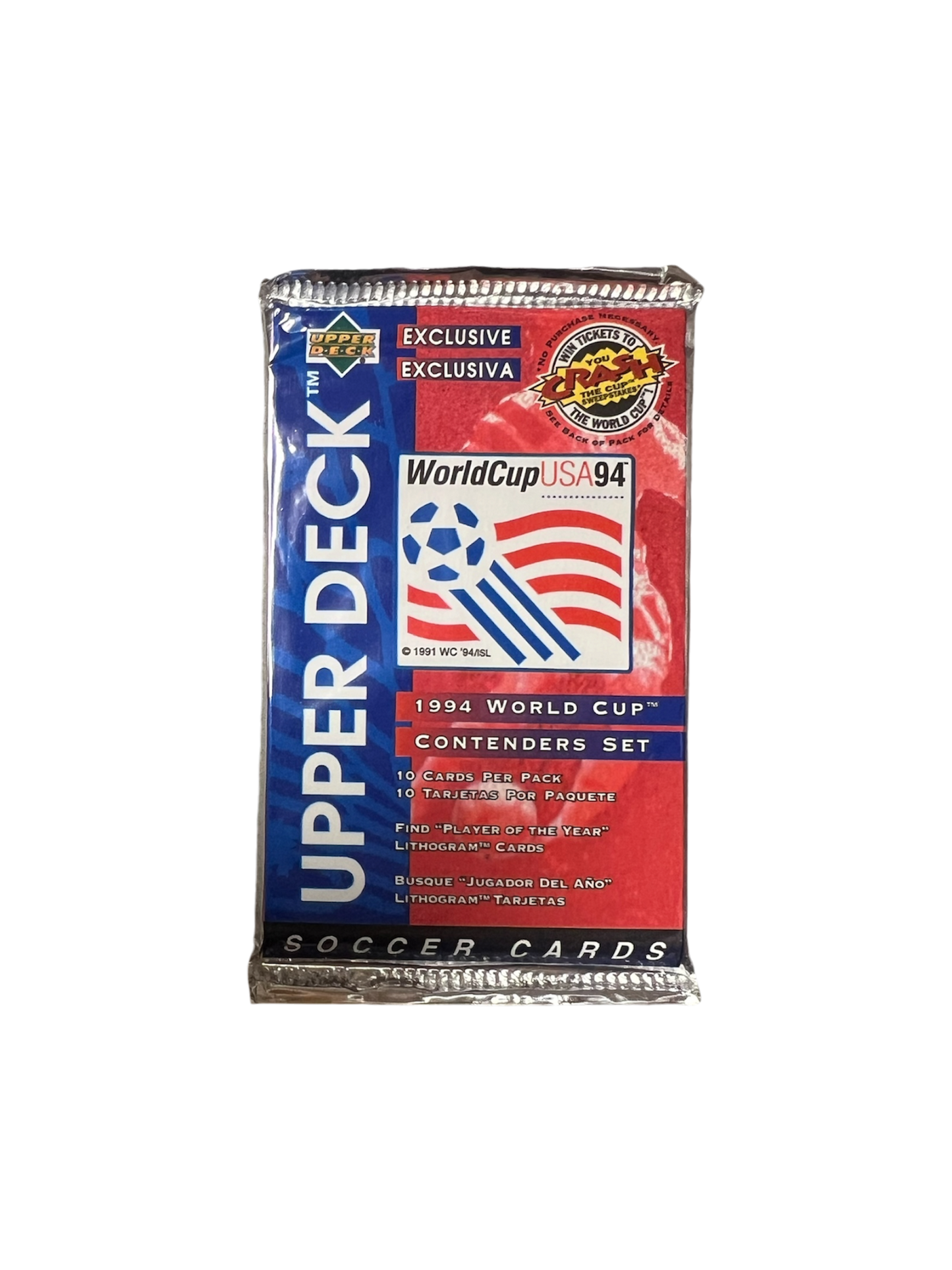 1994 Upper Deck FIFA World Cup USA 94 Contenders Soccer pack