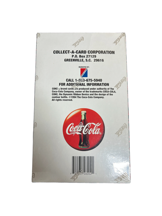 1994 Collect-a-Card Coca-Cola Collectors Cards Series 1 Hobby Box