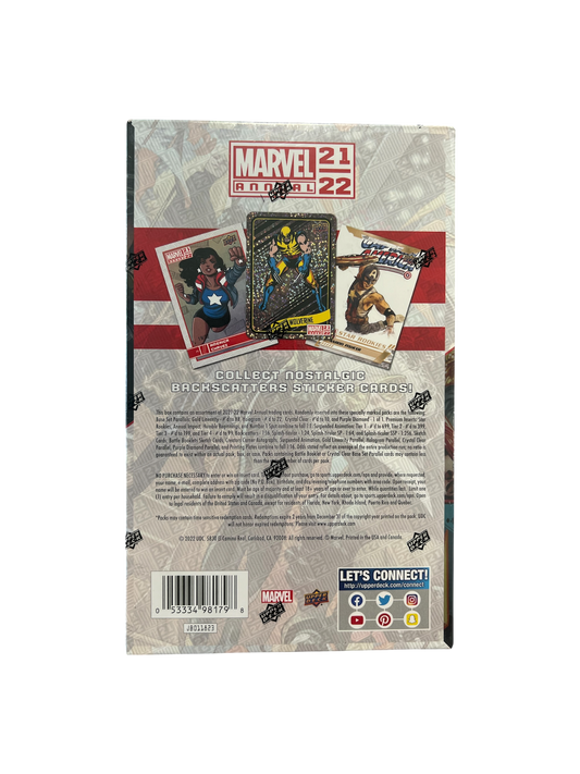 2021-22 Upper Deck Marvel Annual Hobby Box