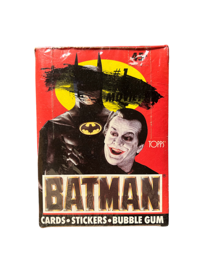 1989 Topps Batman Card Hobby Box