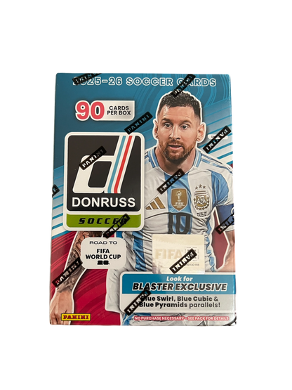 2025-26 Panini Donruss Road to FIFA World Cup Soccer Hobby Blaster Box - Red