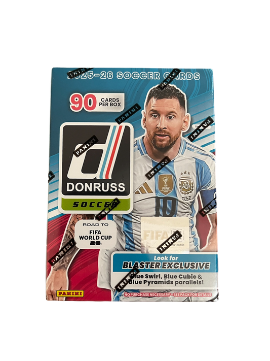 2025-26 Panini Donruss Road to FIFA World Cup Soccer Hobby Blaster Box - Red