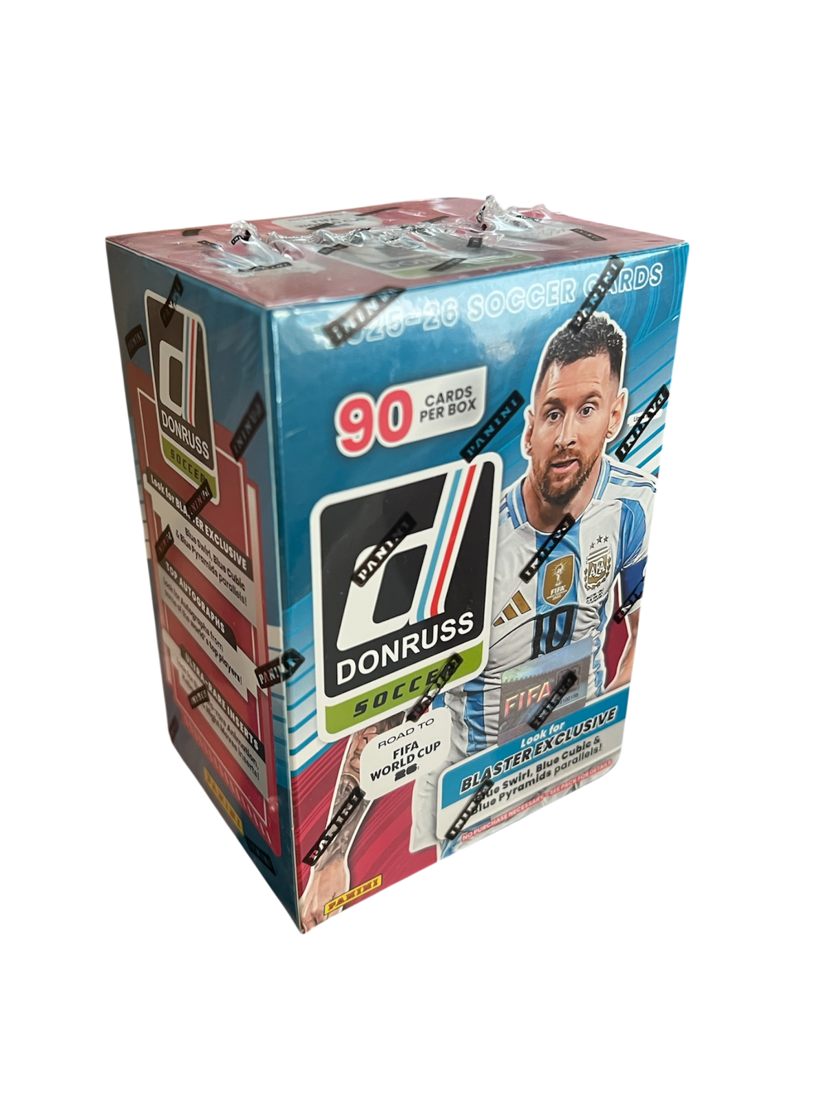 2025-26 Panini Donruss Road to FIFA World Cup Soccer Hobby Blaster Box - Red