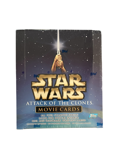 2002 Topps Star Wars Attack of the Clones Movie Cards Box
