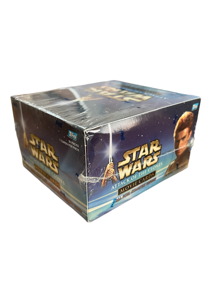 2002 Topps Star Wars Attack of the Clones Movie Cards Box