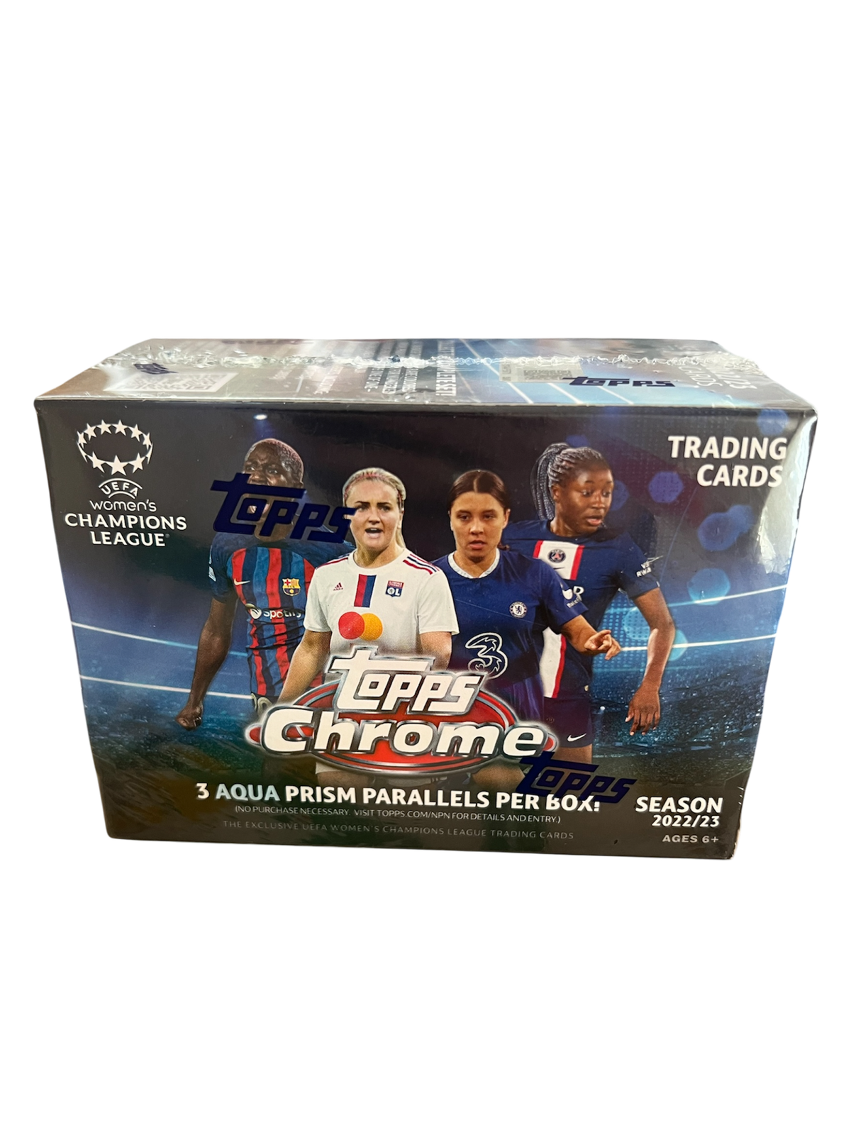 2022-23 Topps UEFA Chrome Soccer Women’s Champions League Trading Card Blaster Box
