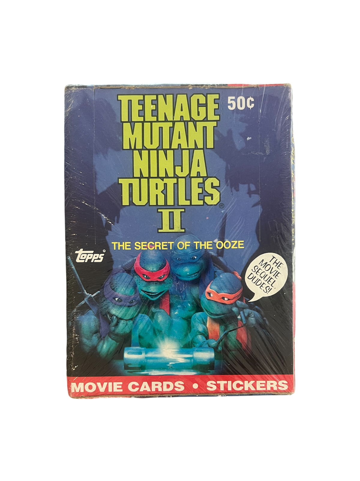 1991 Topps TMNT Movie Teenage Mutant Ninja Turtles 2 Hobby Box