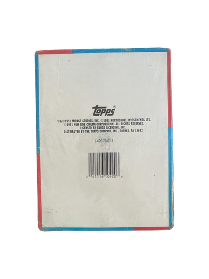 1991 Topps TMNT Movie Teenage Mutant Ninja Turtles 2 Hobby Box